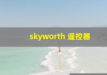 skyworth 遥控器